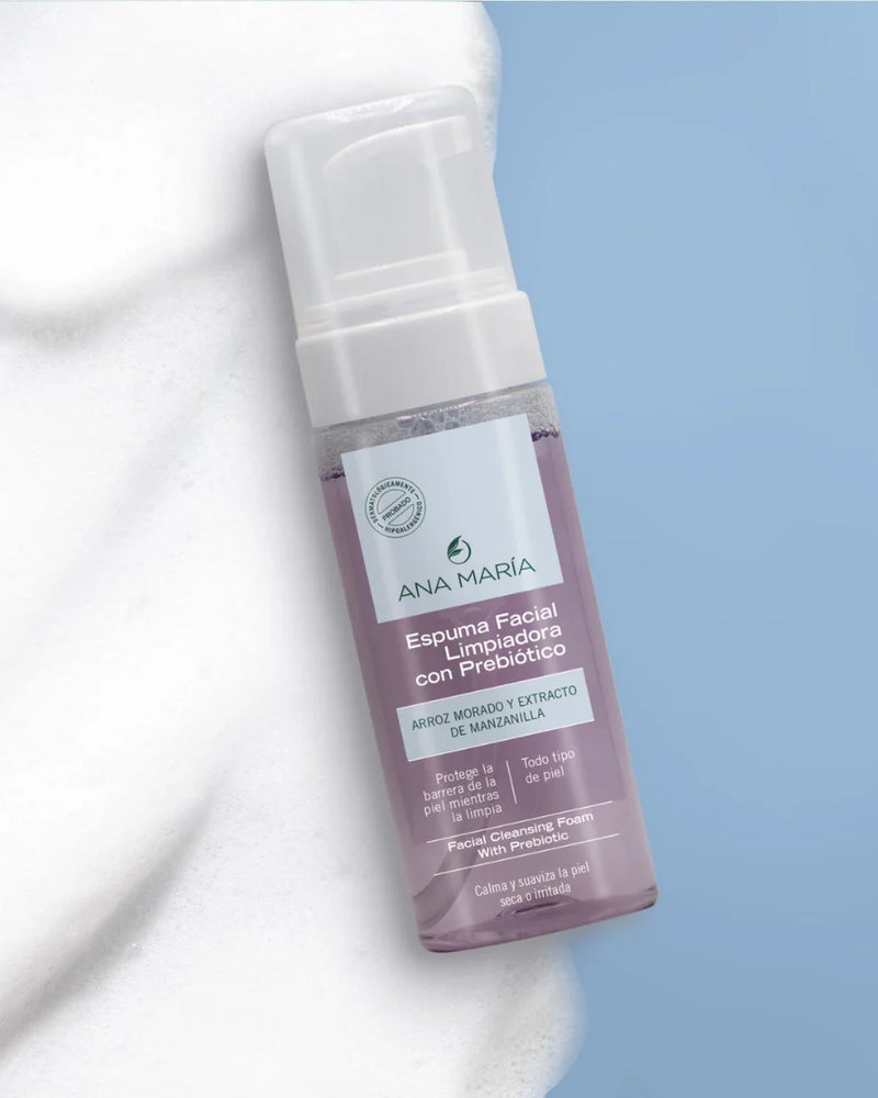ESPUMA FACIAL LIMPIADORA CON PREBIÓTICO