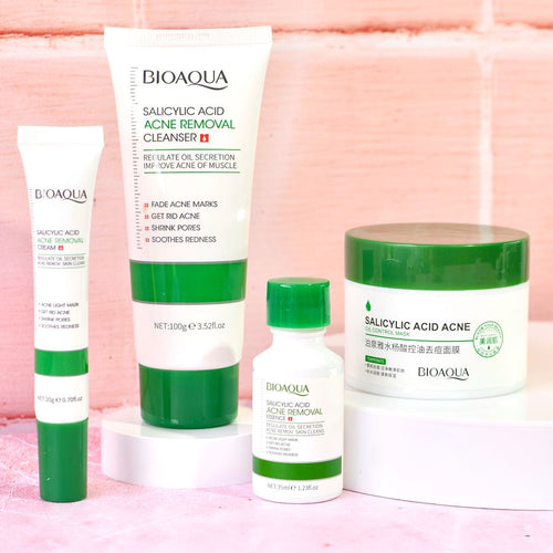 KIT COMPLETO ANTIACNÉ BIOAQUA (4 Pasos)