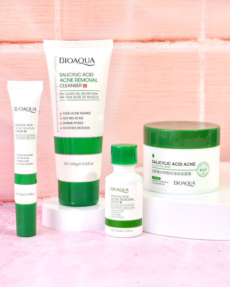 KIT COMPLETO ANTIACNÉ BIOAQUA (4 Pasos)