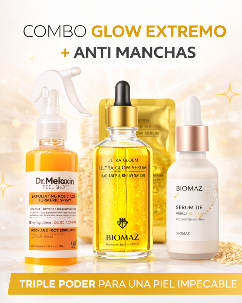 KIT FACIAL GLOW ANTIMANCHAS 3 PASOS