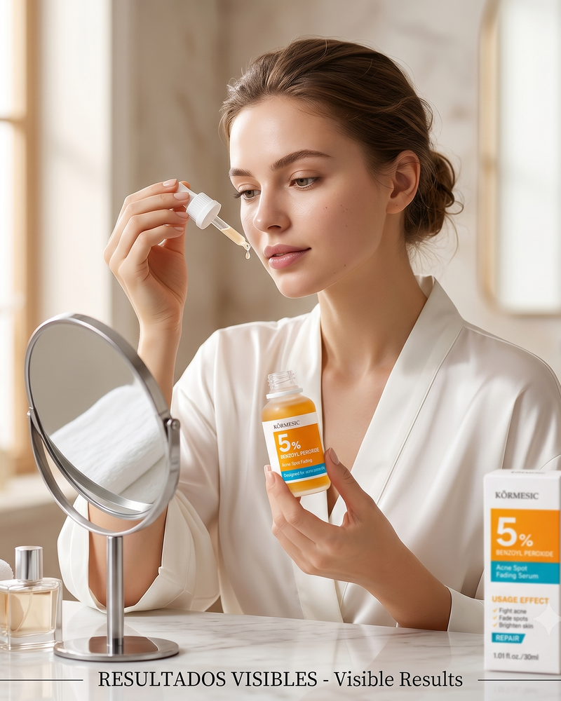 SUERO FACIAL ANTIACNÉ PERÓXIDO DE BENZOILO 5%